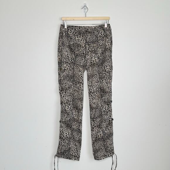 Boston Proper Pants - BOSTON PROPER | NWT Leopard Convertible‎ Cargo Pants | 4